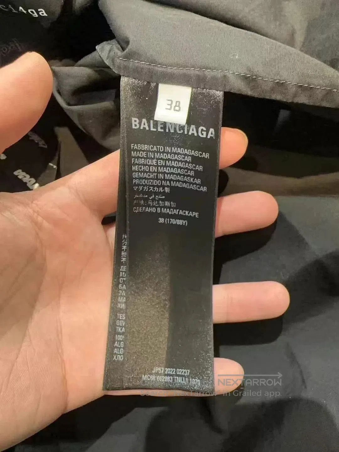 Balenciaga Balenciaga bullet comment letter logo long. Size US L / EU 52-54 / 3 - 5 Thumbnail