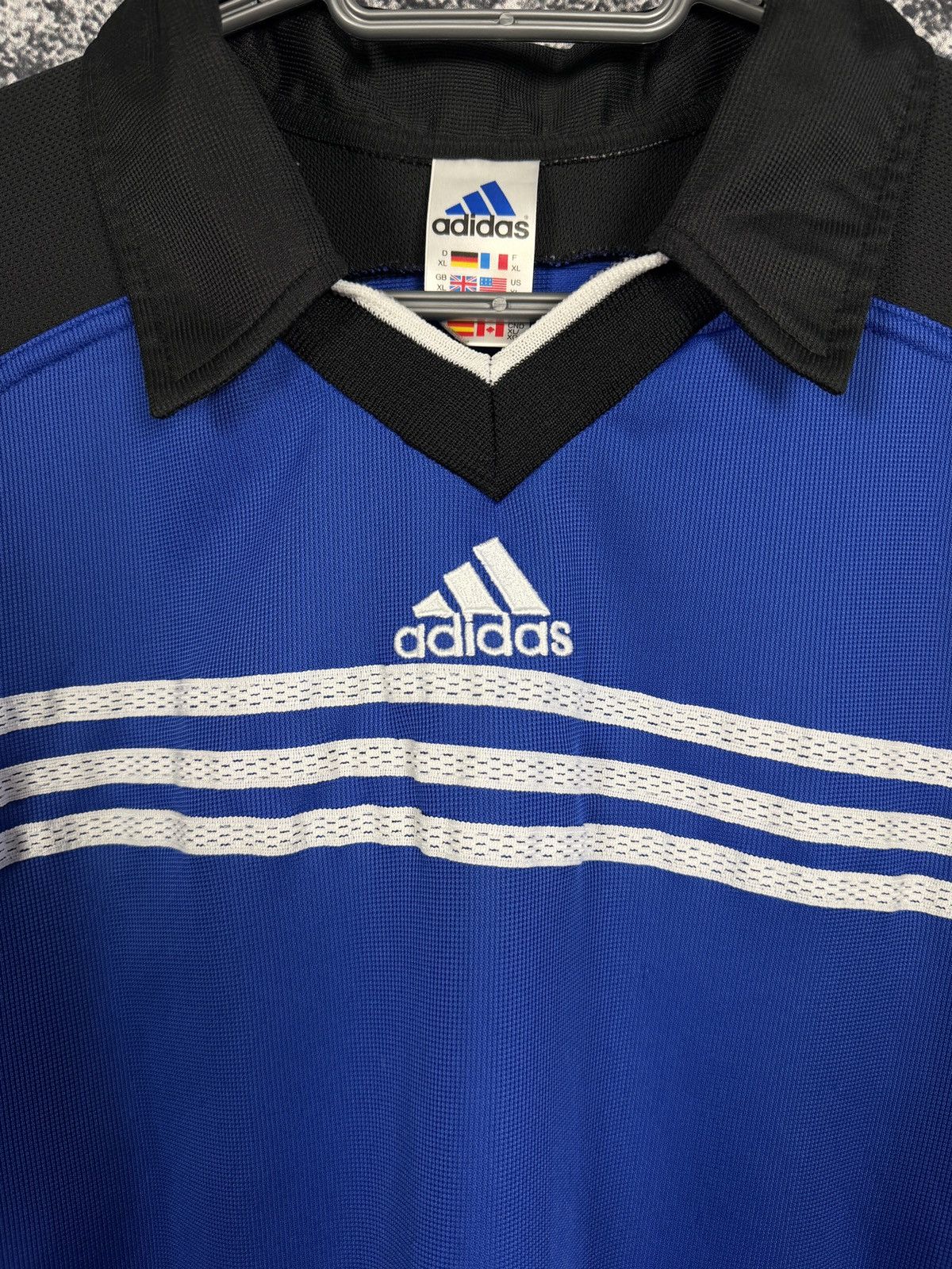Adidas Vintage 90s Adidas T-Shirt Made in England Soccer Jersey XL Size US XL / EU 56 / 4 - 6 Thumbnail