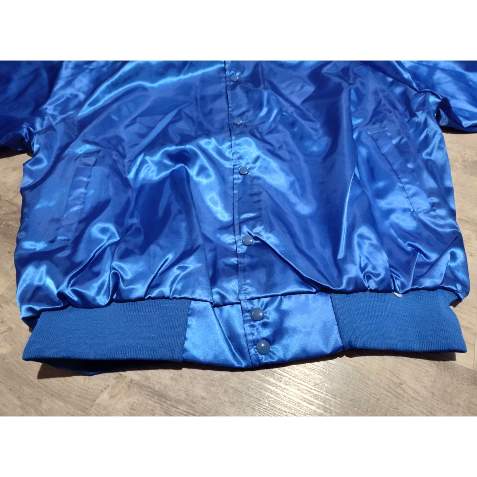 Vintage Vintage Aurora Sportswear Snap Button Satin Nylon Bomber Jacket Made In USA XXL Size US XXL / EU 58 / 5 - 4 Thumbnail
