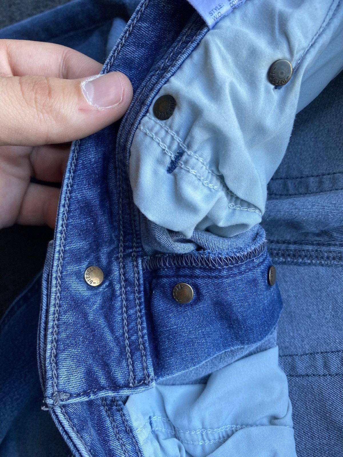 Diesel 🔥Opium Punk Gothic Diesel Blue Jeans Belther-R Slim 30 Size US 30 / EU 46 - 19 Thumbnail