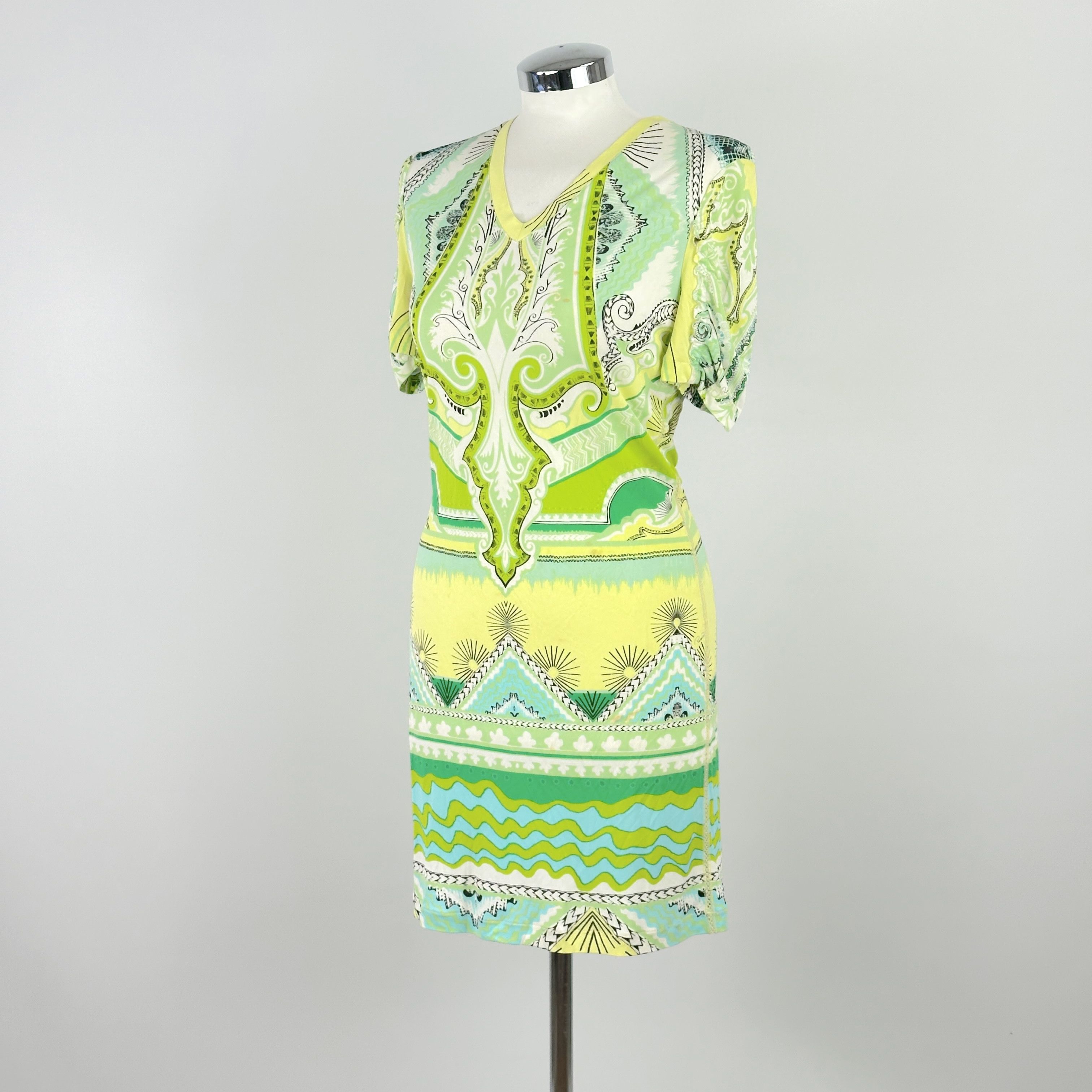 Roberto Cavalli Abito Roberto Cavalli Fantasia Astratta – 40 IT Size S / US 4 / IT 40 - 5 Thumbnail
