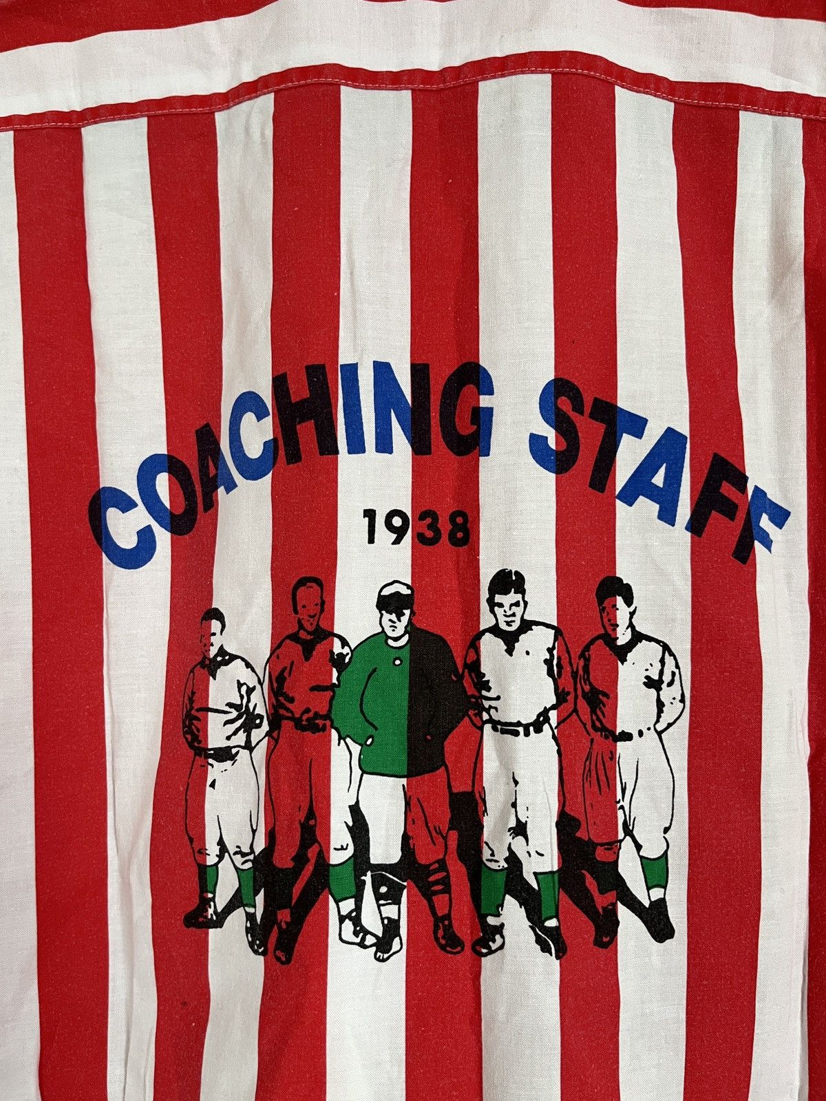 Other 1938 Vintage Red White Striped Lee Cooper Coach Staff Shirt Size US M / EU 48-50 / 2 - 2 Thumbnail