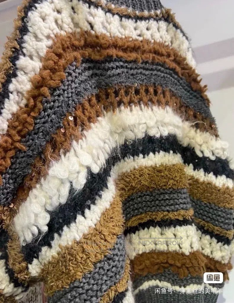 Brunello Cucinelli Brunello Cucinelli Glitter Opera Sweater Size M / US 6-8 / IT 42-44 - 6 Thumbnail