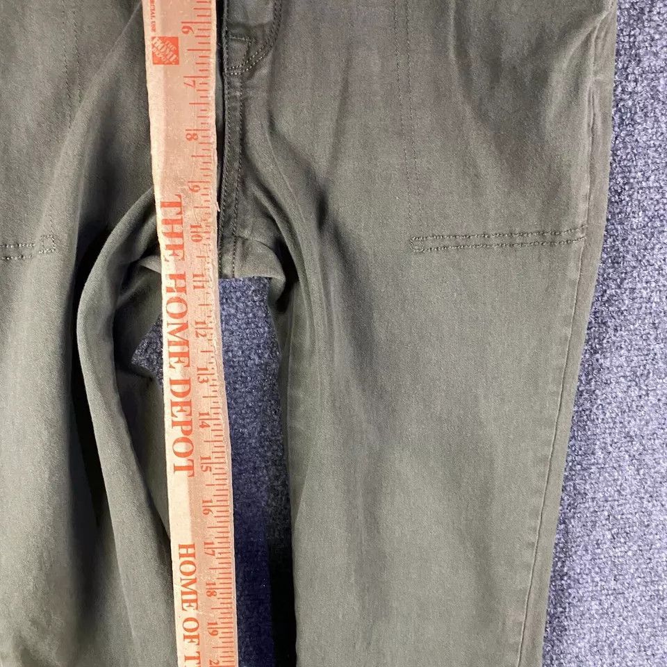 DL1961 DL1961 Jeans Women's 26 Green Drop Crotch Tapered Cotton Size 26" / US 2 / IT 38 - 4 Thumbnail