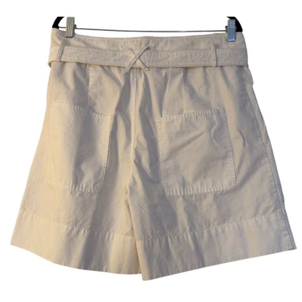 Isabel Marant Isabel Marant Cotton Etoile Rike Belted White Shorts Size 32" / US 10 / IT 46 - 2 Thumbnail