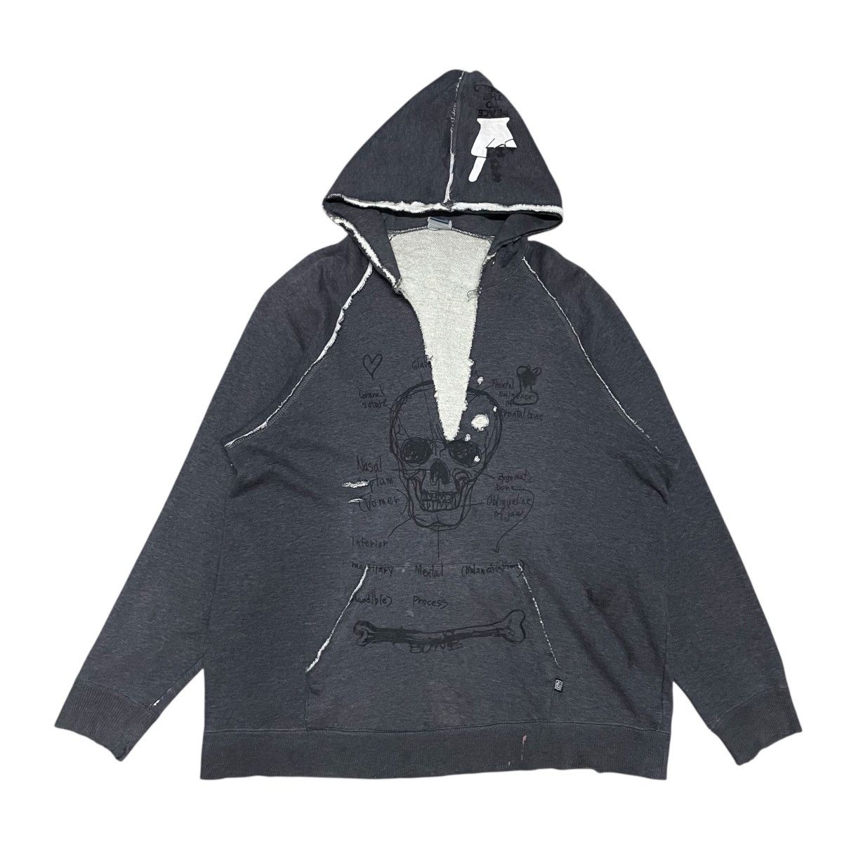 PPFM Vintage PPFM Distressed Hoodie Size US L / EU 52-54 / 3 - 1 Thumbnail
