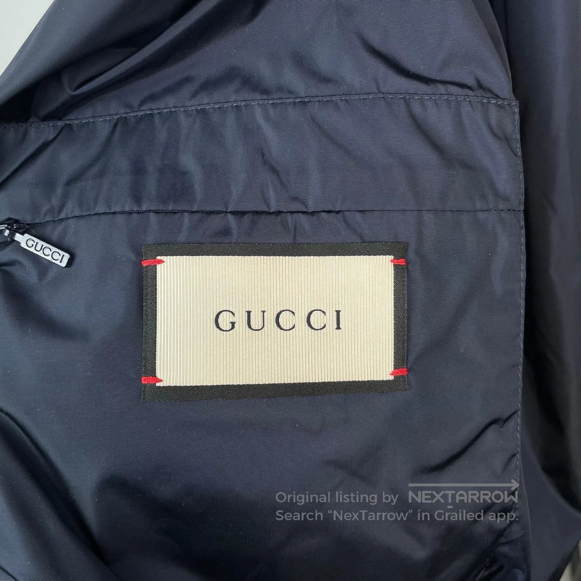 Gucci Guicci Dark Blue Monogrammed Full Indonesian Dragon Jacket Size US S / EU 44-46 / 1 - 4 Thumbnail