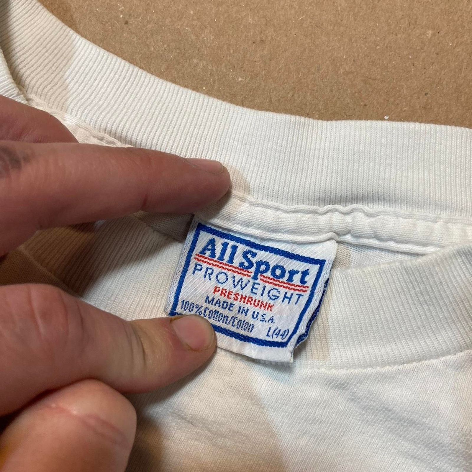 Lee 90s garfield white tee shirt Size US L / EU 52-54 / 3 - 2 Thumbnail