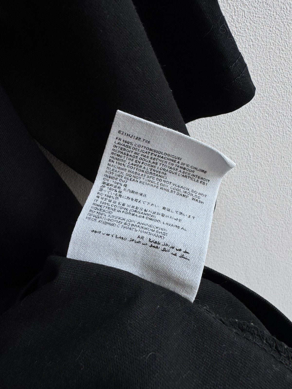 AMI AMI Paris Alexandre Mattiussi T shirt Tee Black Cotton Size US XL / EU 56 / 4 - 10 Thumbnail