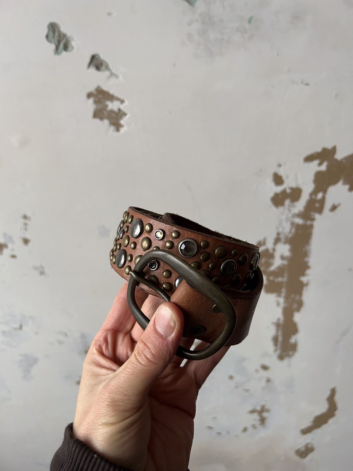 Japanese Brand × Vintage VINTAGE LEATHER BELT USA Size ONE SIZE - 1 Thumbnail