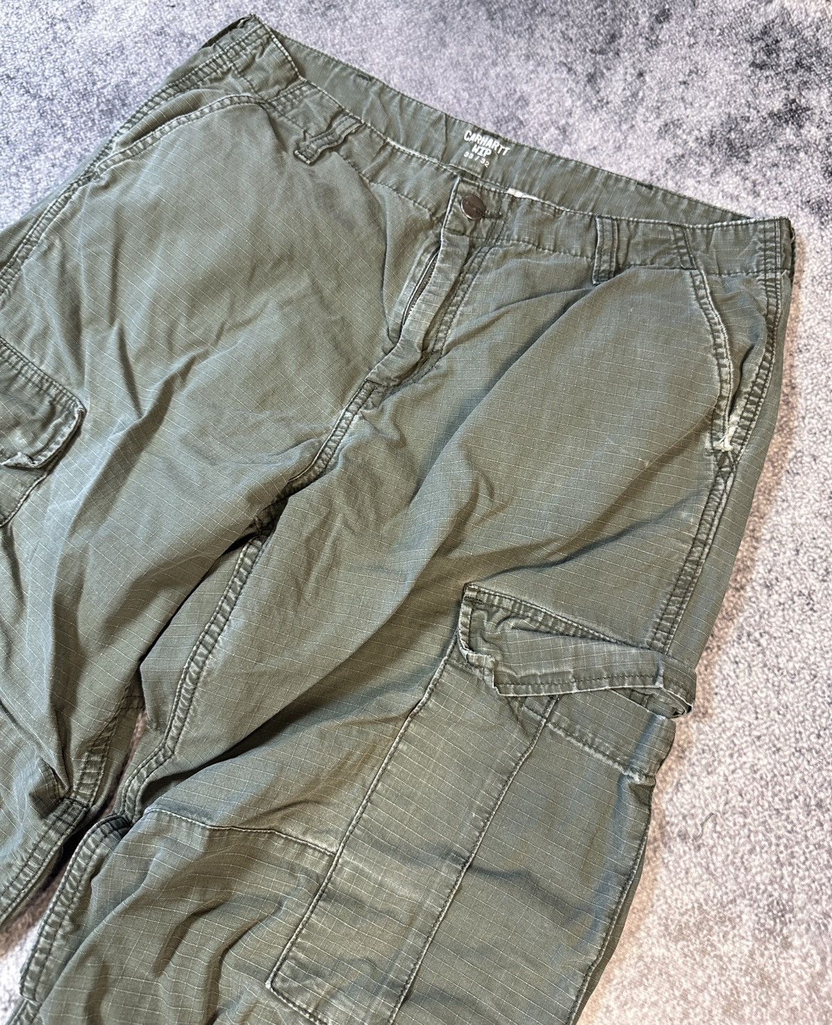 Carhartt × Vintage Y2K Carhartt Casual Cargo Pants Aviation Pant Streetwear 33 Size US 33 - 6 Thumbnail