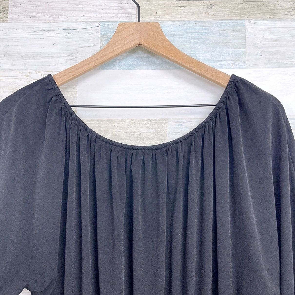 Express Express Drop Waist Off The Shoulder Black Womens XS Size XS / US 0-2 / IT 36-38 - 5 Thumbnail