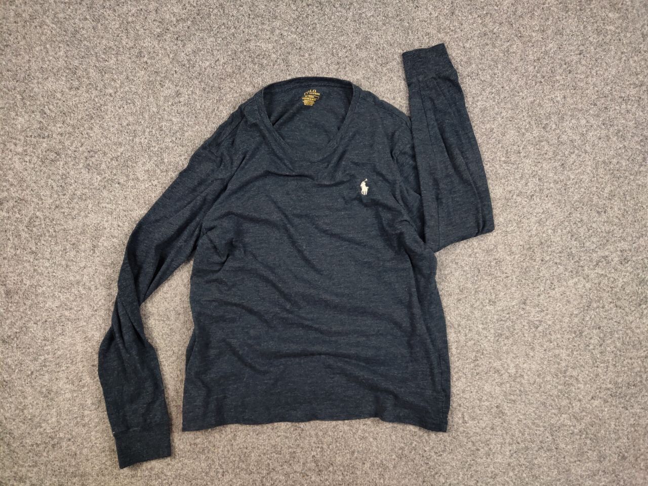 Polo Ralph Lauren Polo Ralph Lauren light long sleeve Dark Blue logo t shirt Size US M / EU 48-50 / 2 - 10 Thumbnail