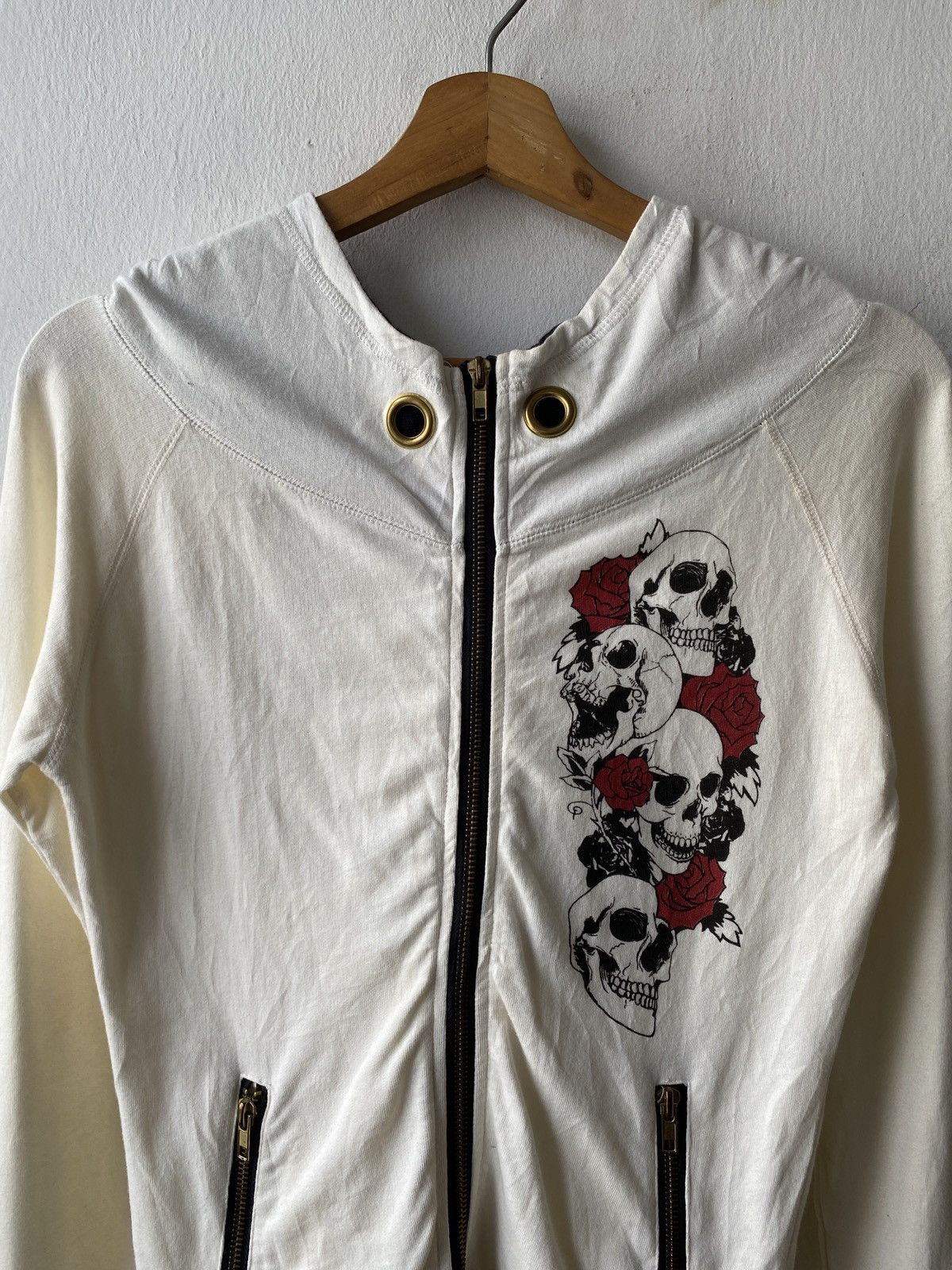If Six Was Nine D.i.a Japan Skulls Cross Rose Logo Hoodie Size US S / EU 44-46 / 1 - 7 Thumbnail