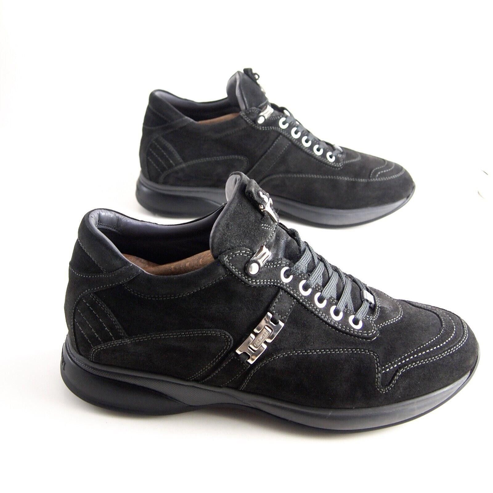 Paciotti Paciotti 4US Low Top Sneakers Black Suede Mens US 8 EU 41 Size US 8 / EU 41 - 4 Thumbnail