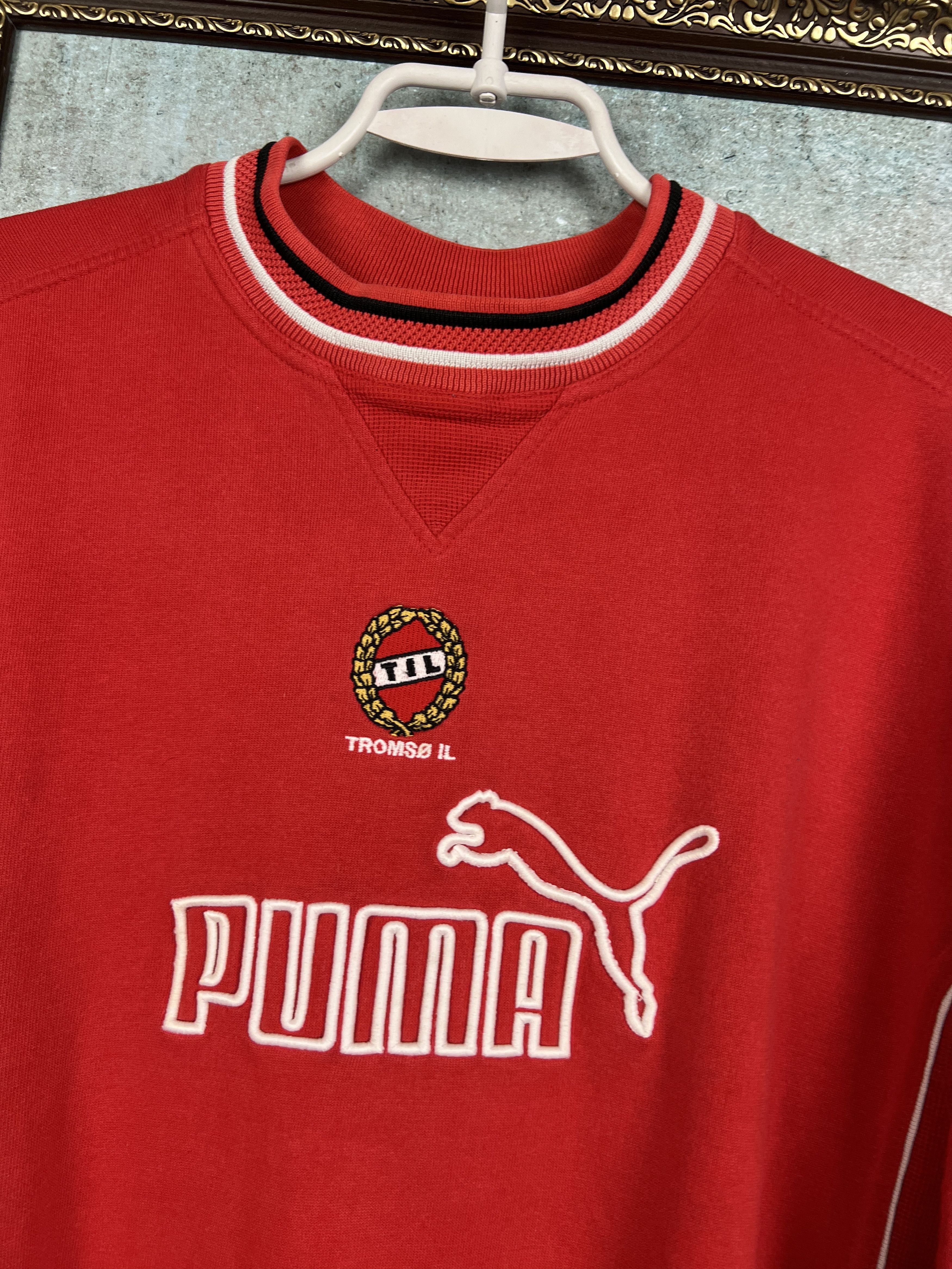 Puma Vintage 90's Tromso TIL Football Sweatshirt Soccer Track Top Size US S / EU 44-46 / 1 - 3 Thumbnail