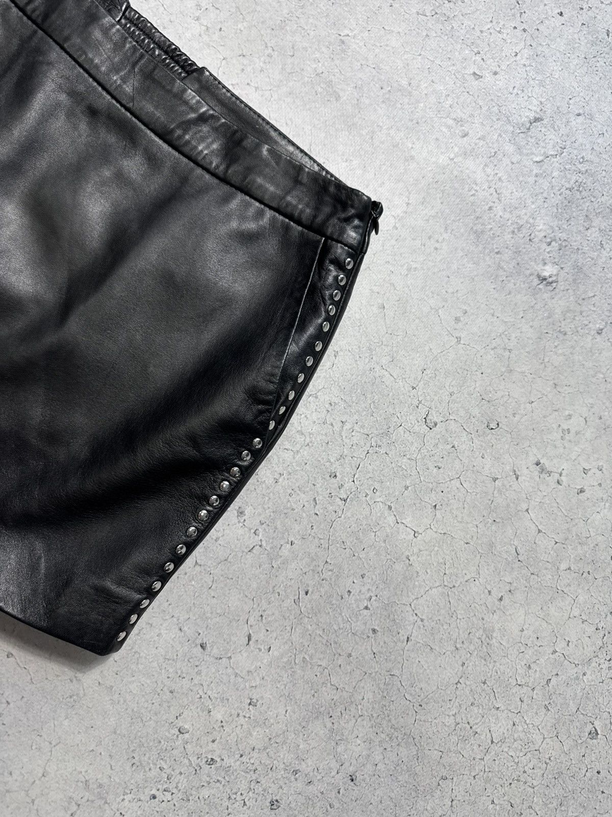 Sandro Sandro Paris Luxury Leather Skirt Size 26" / US 2 / IT 38 - 5 Thumbnail