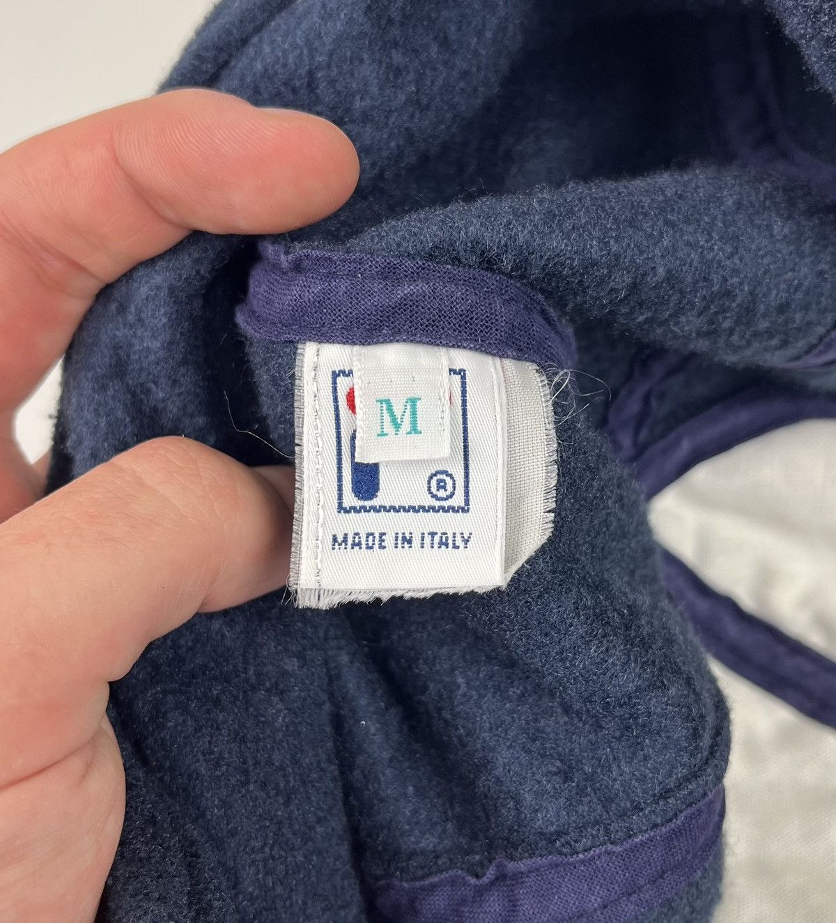 Fila Vintage Fila Fleece Hat Cap Blue Top Size M Made in Italy 🇮🇹 Size ONE SIZE - 14 Thumbnail