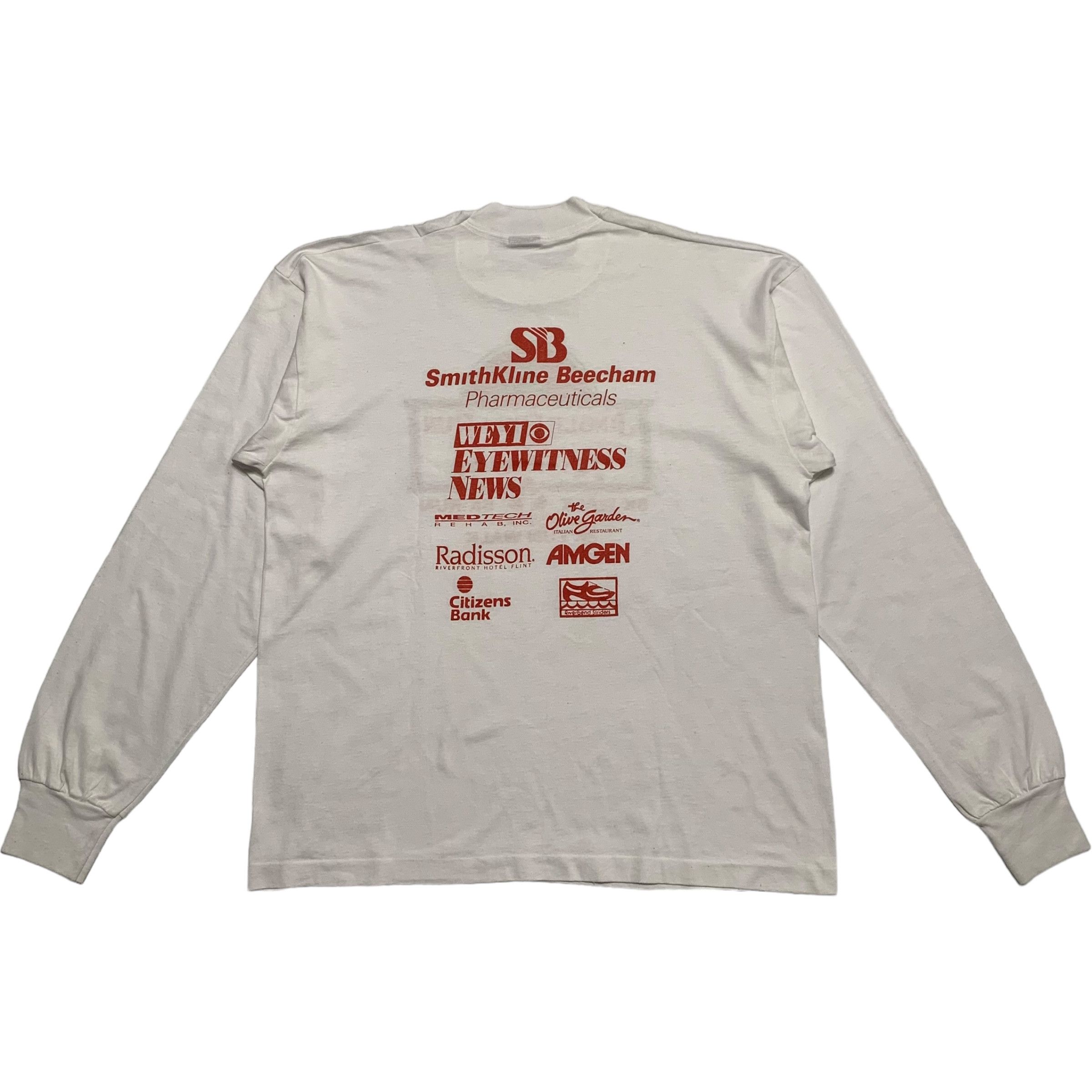 Fruit Of The Loom Vintage 90s Jingle Bell Run Long Sleeve T-shirt Size US L / EU 52-54 / 3 - 6 Thumbnail