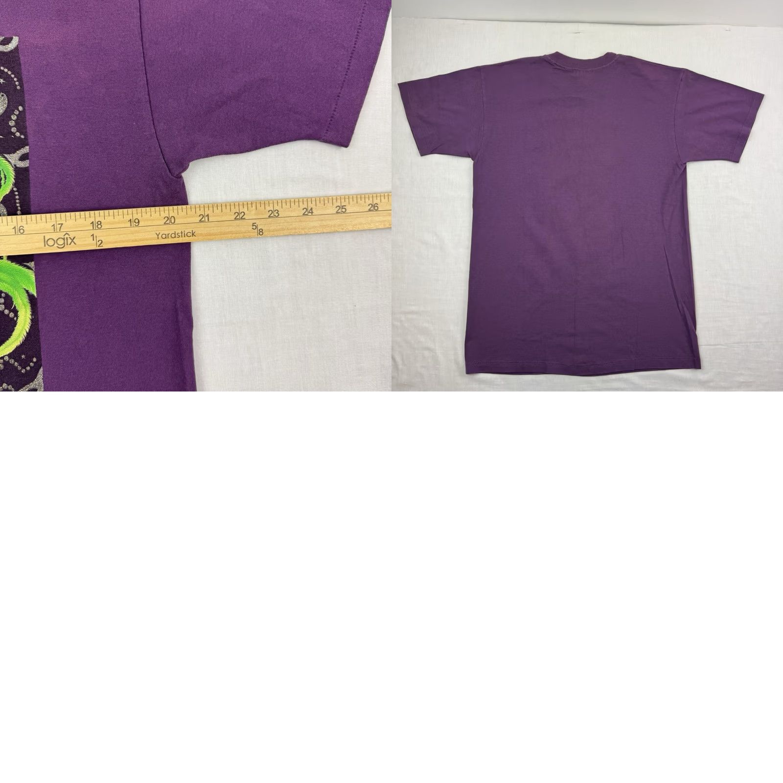 Anvil VINTAGE Anvil T-Shirt Shirt Adult Large Purple 90s USA Mardi Gras 1997 Art Party Mens Size US L / EU 52-54 / 3 - 9 Thumbnail