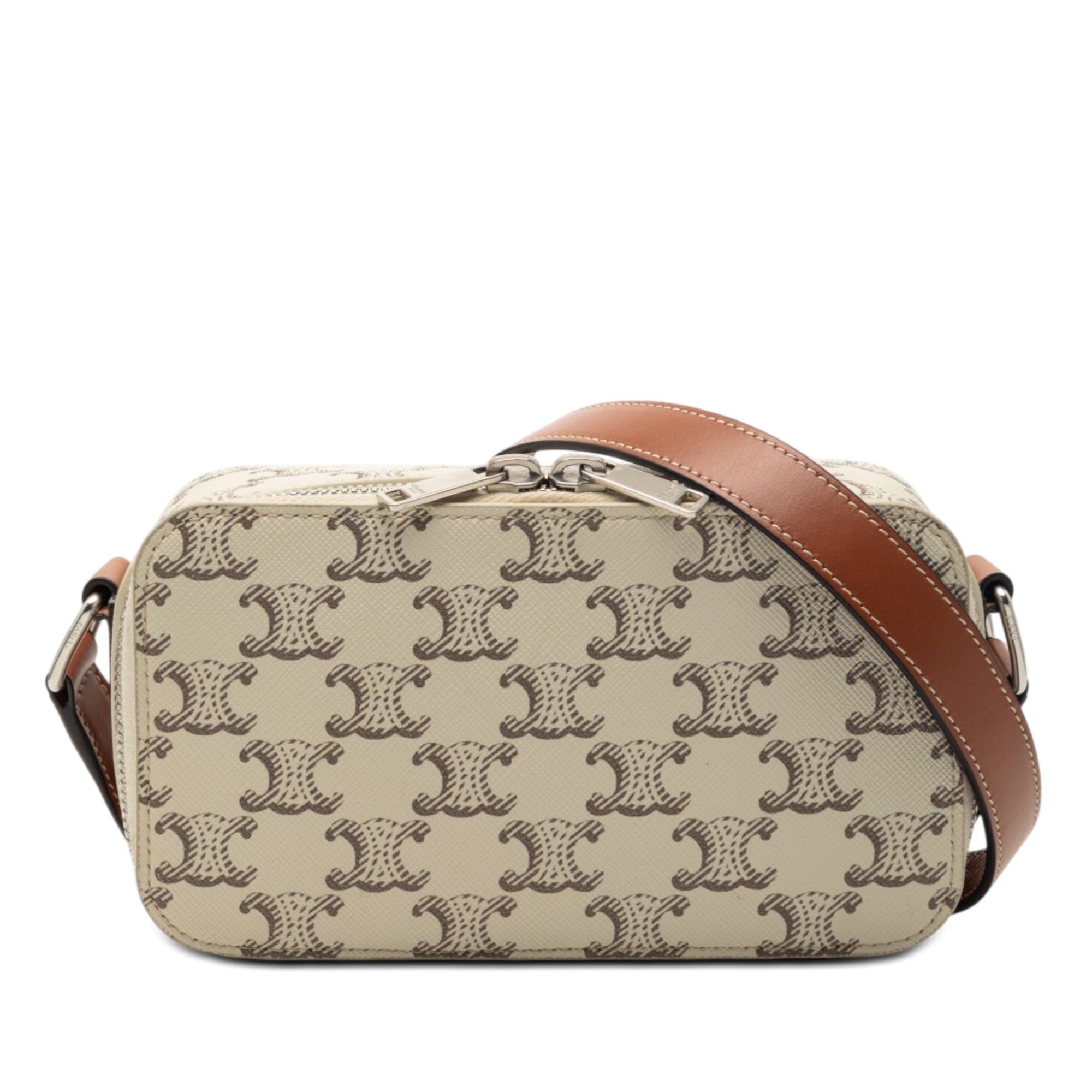 Celine Mini Triomphe Coated Canvas Camera Bag Size ONE SIZE - 1 Thumbnail
