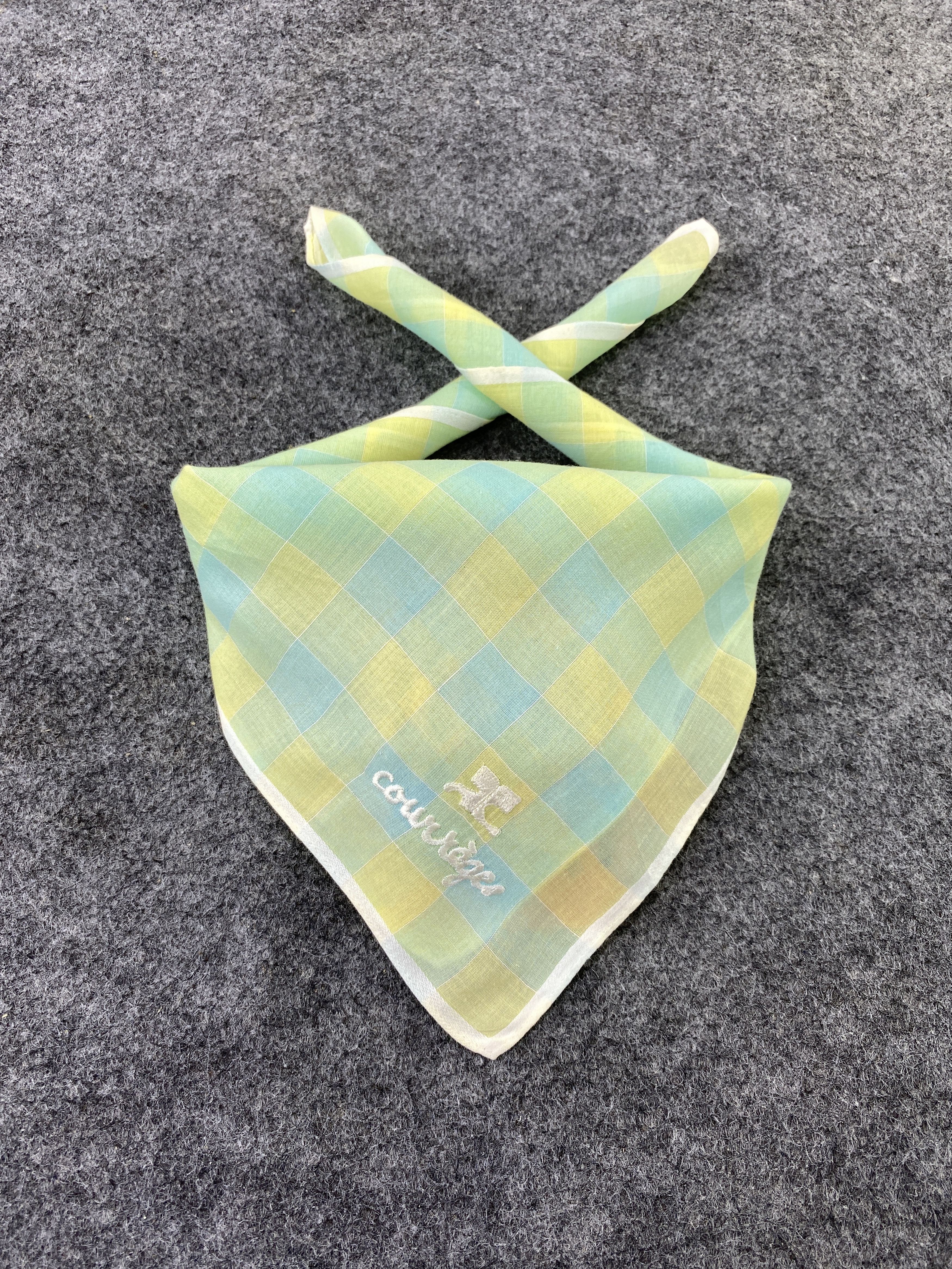 Courreges Courreges Homme Handkerchief / Neckerchief / Bandana-B309 Size ONE SIZE - 2 Thumbnail