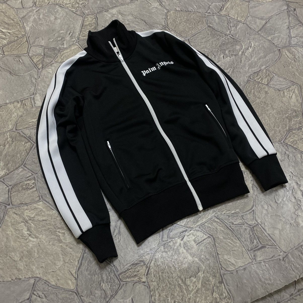 Palm Angels Palm Angels Track Jacket Black Size US XXS / EU 40 - 3 Thumbnail
