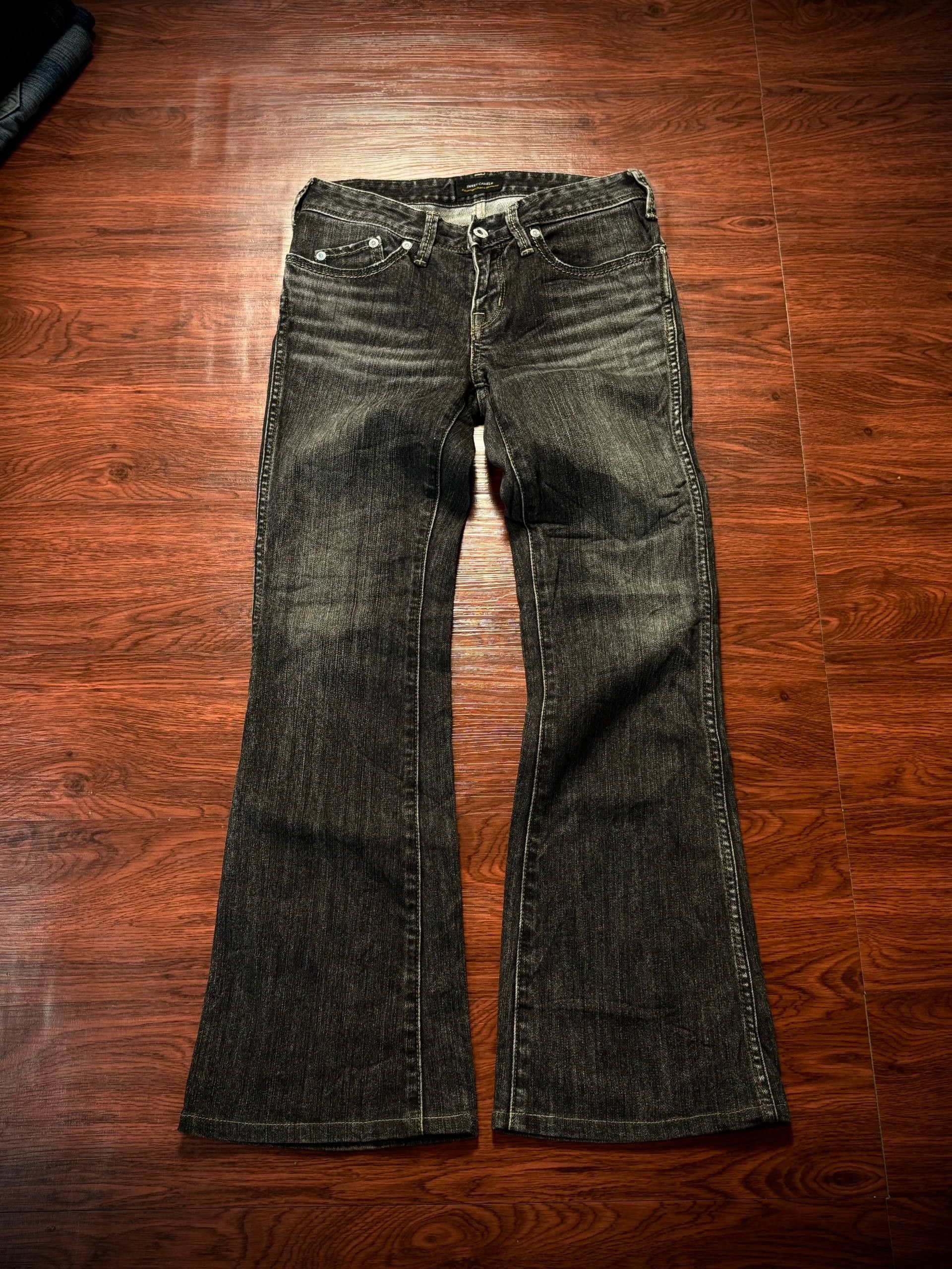Comme des Garcons Vintage Flare Japanese Jeans Sweet Camel Denim Pants Size 28" / US 6 / IT 42 - 1 Thumbnail