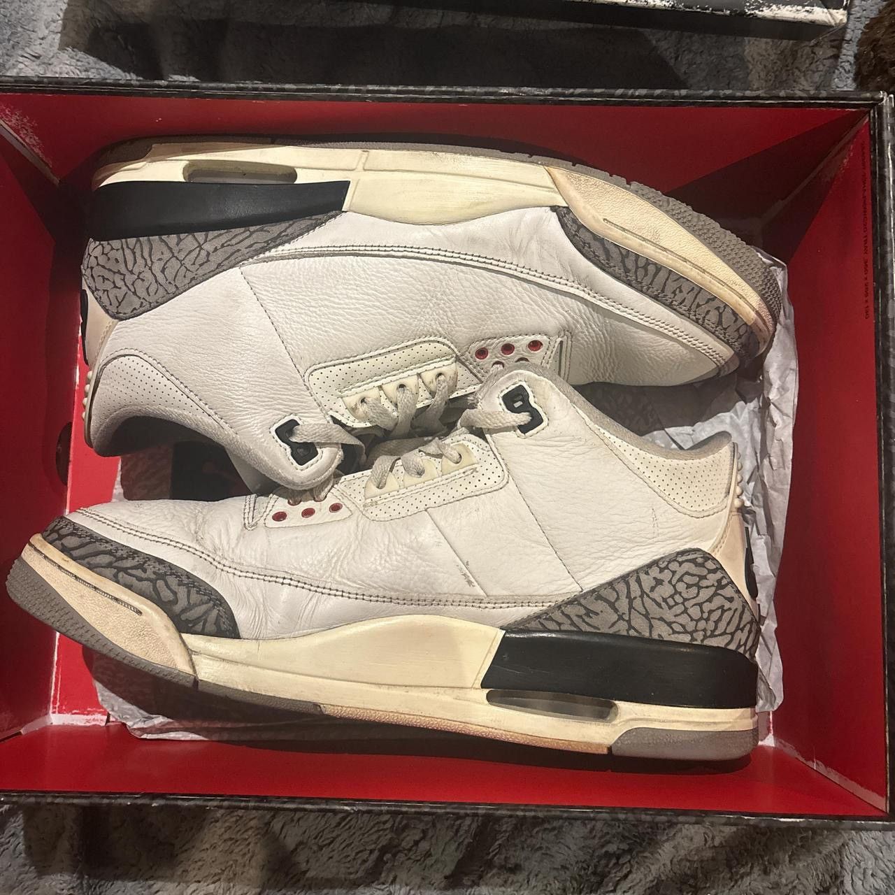 Jordan Brand Air Jordan 3 Retro 'White Cement Reimagined' Size 12.5 Size US 12.5 / EU 45-46 - 1 Thumbnail
