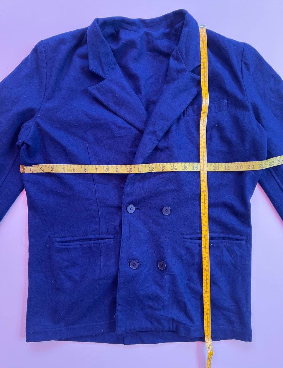 Vintage × Y's × Yohji Yamamoto Vintage Y's Yohji Yamamoto indigo blazer Size 36R - 7 Thumbnail