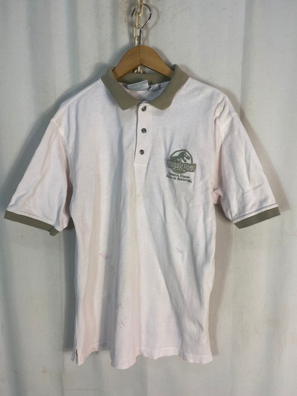 Universal Studios Jurassic park movie ringer polo shirt by universal studios Size US M / EU 48-50 / 2 - 9 Thumbnail