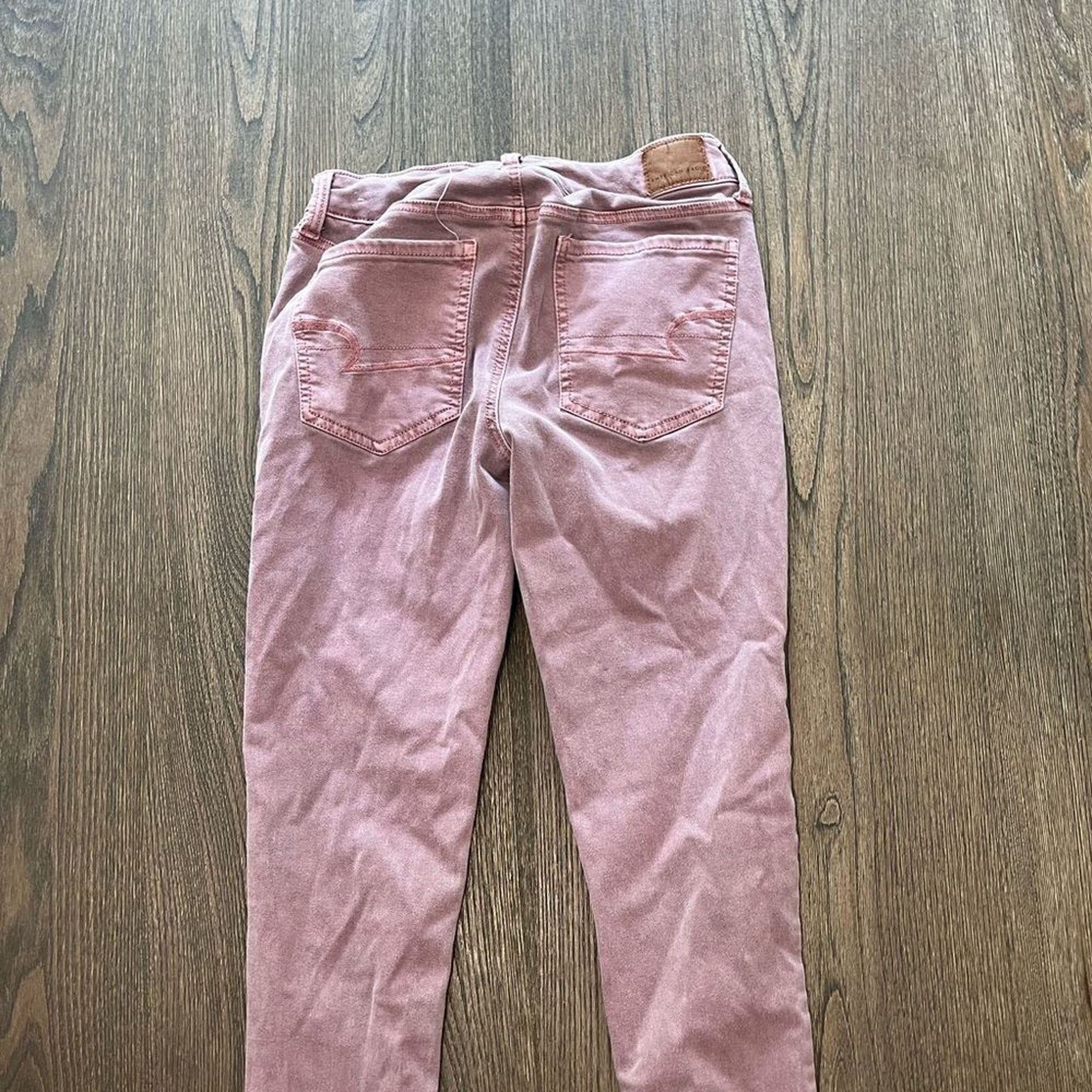 American Eagle Outfitters American Eagle Ne(x)t Level Stretch Purple Skinny Jeans 6 Size 28" / US 6 / IT 42 - 11 Thumbnail