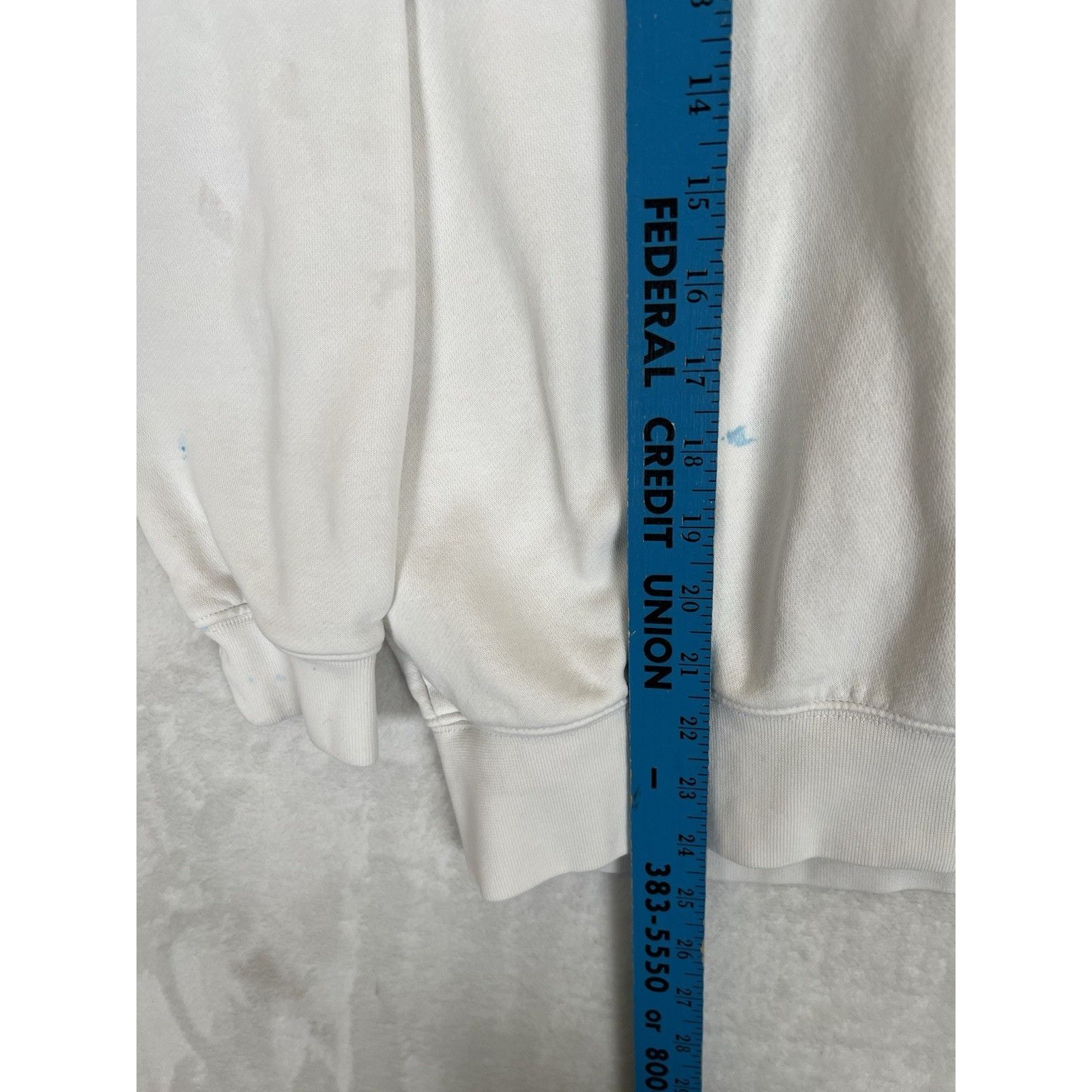 Nike Vintage Nike Center Swoosh White Hoodie Sweatshirt Size XS Y Size US XS / EU 42 / 0 - 6 Thumbnail