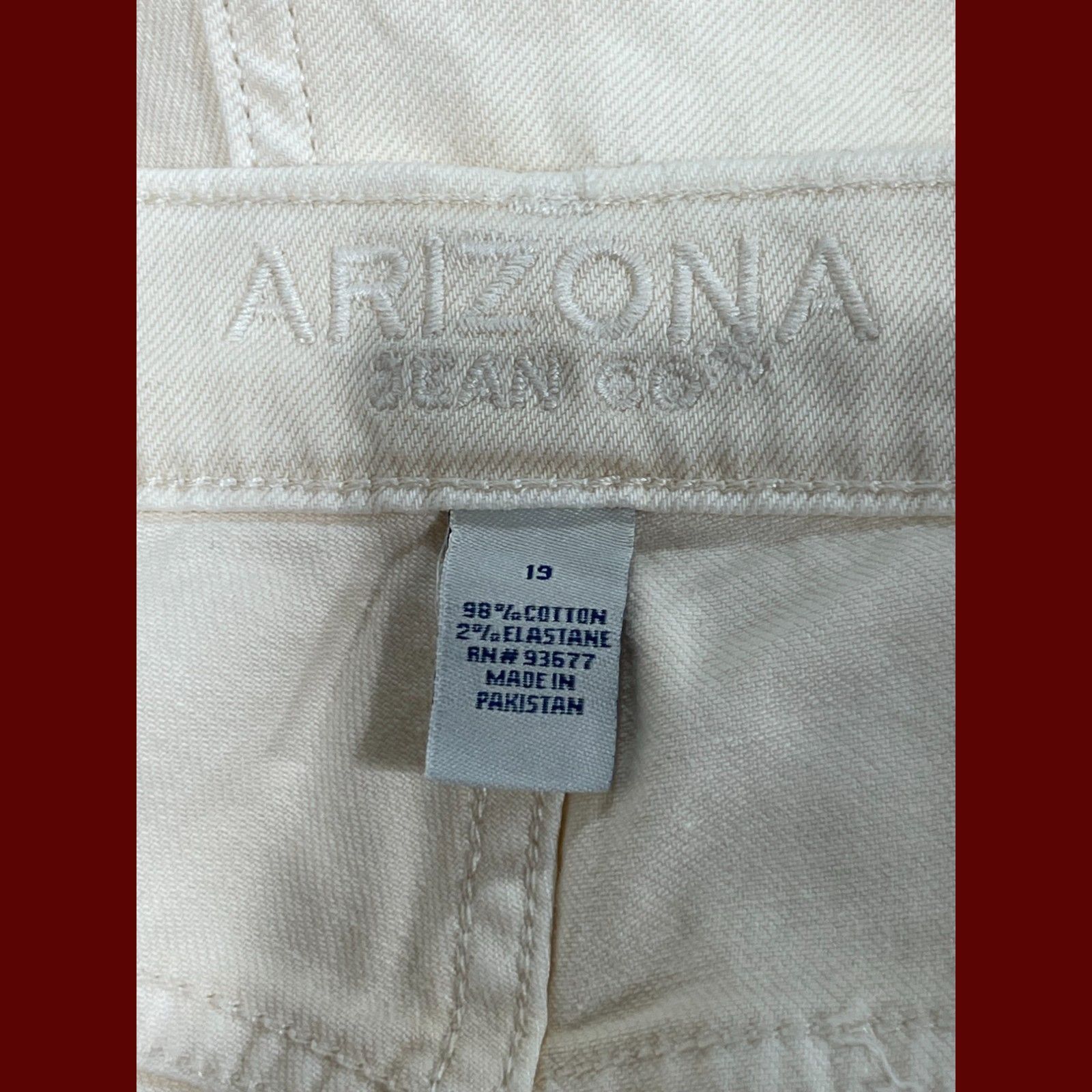 Arizona Jean Co. Arizona - Women's Highest-Rise Slim Through Hip & Thigh- Str Size 38" / US 16 / IT 52 - 9 Thumbnail