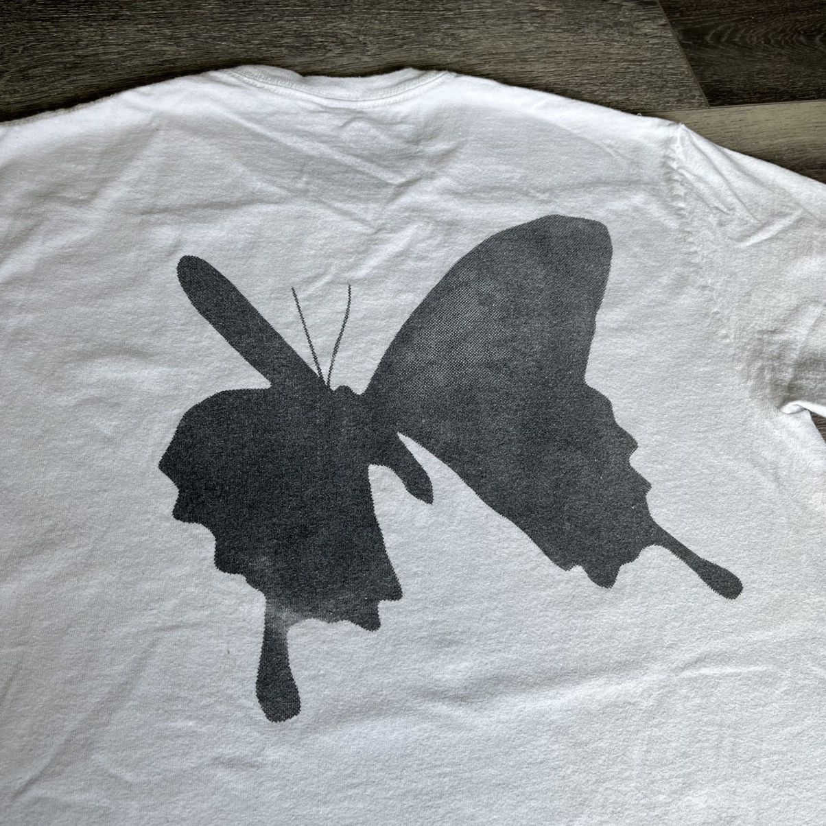 Band Tees × Vintage Post Malone Twelve Carat Tour VIP Butterfly Graphic T Shirt Size US M / EU 48-50 / 2 - 3 Thumbnail