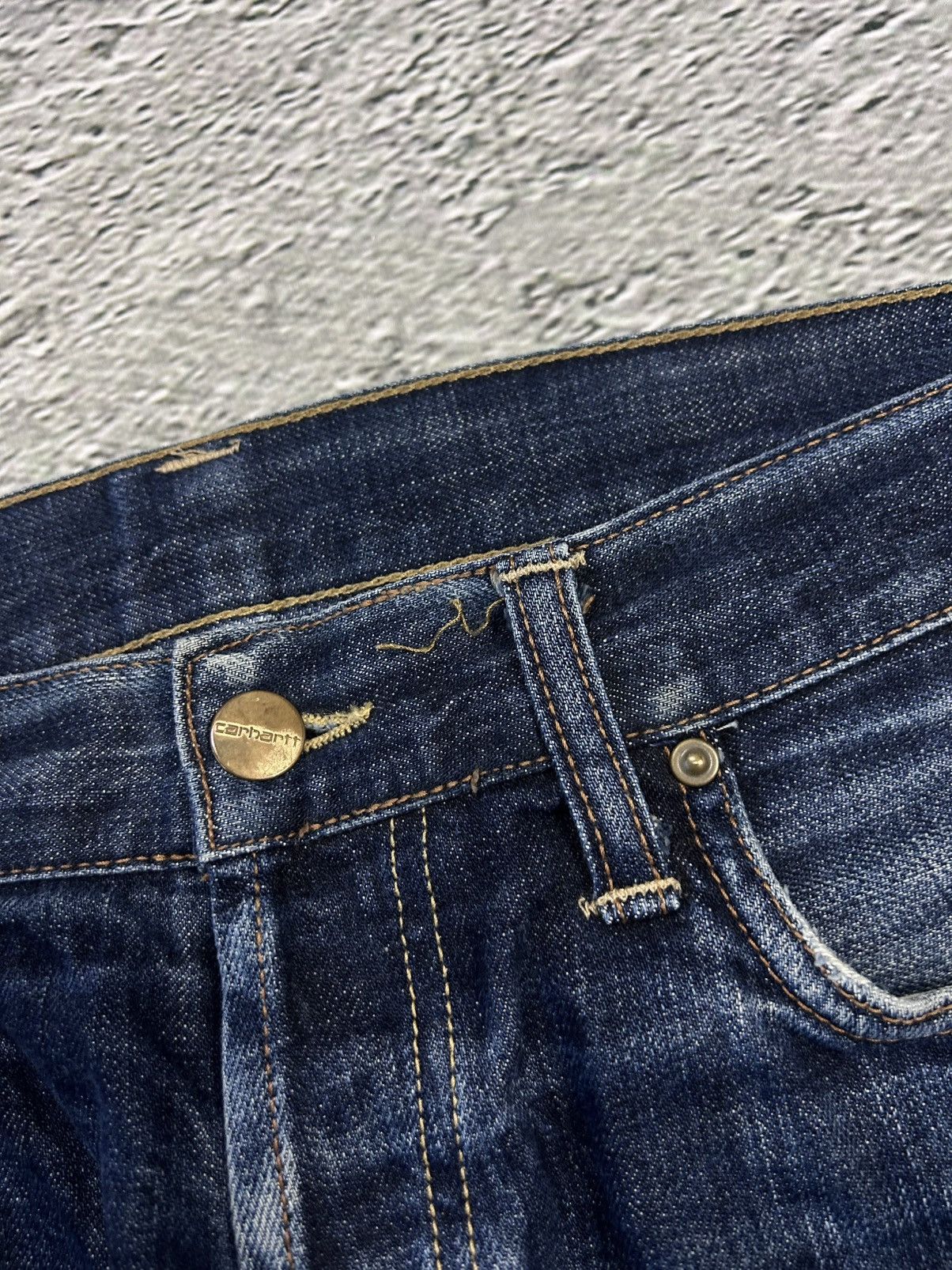 Carhartt × Vintage Carhartt Selvedge denim pants workwear klondike pants jeans Size US 31 - 8 Thumbnail