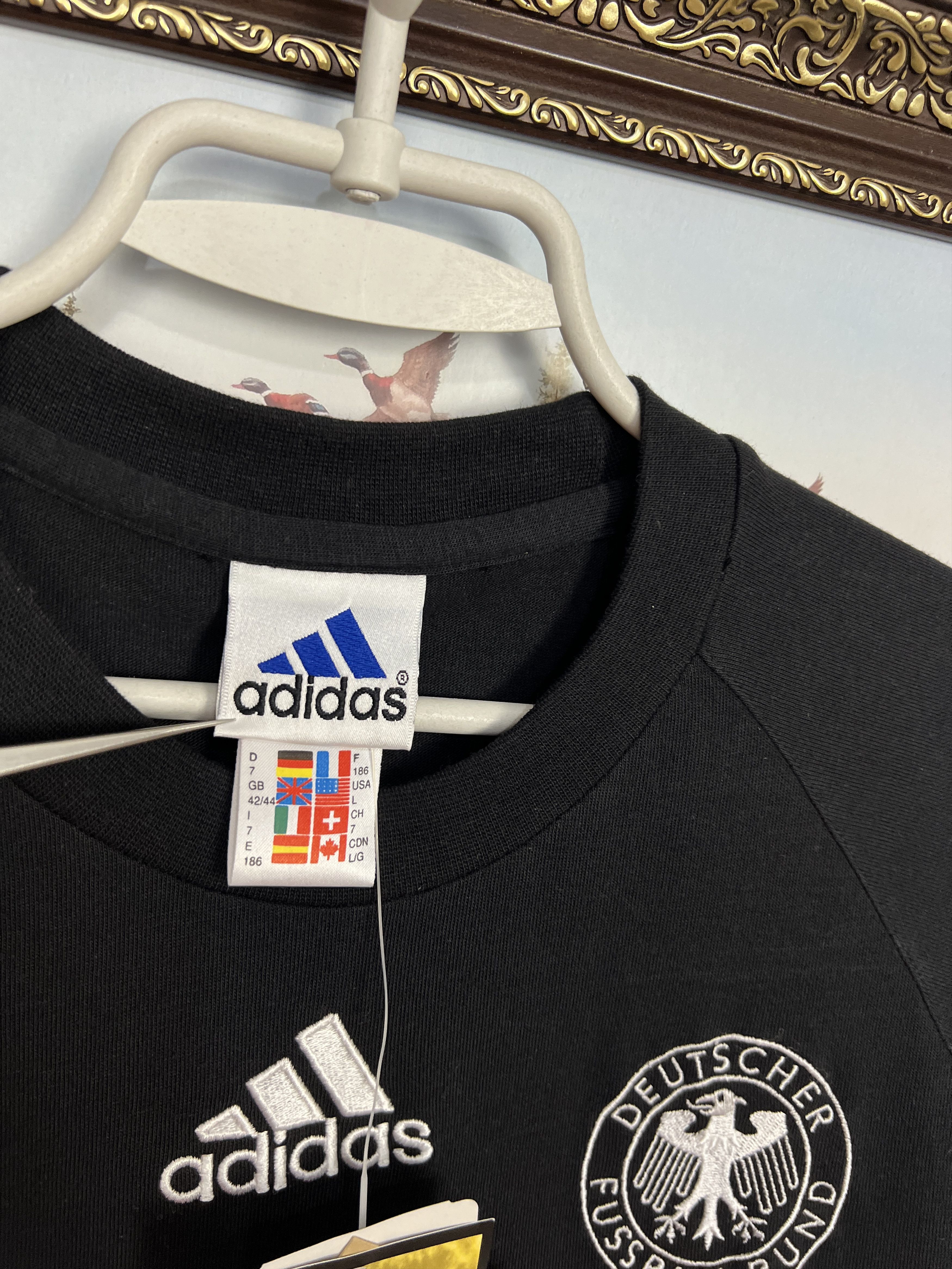 Adidas Vintage Germany Football Train Shirt Soccer Jersey Trikot Size US L / EU 52-54 / 3 - 4 Thumbnail