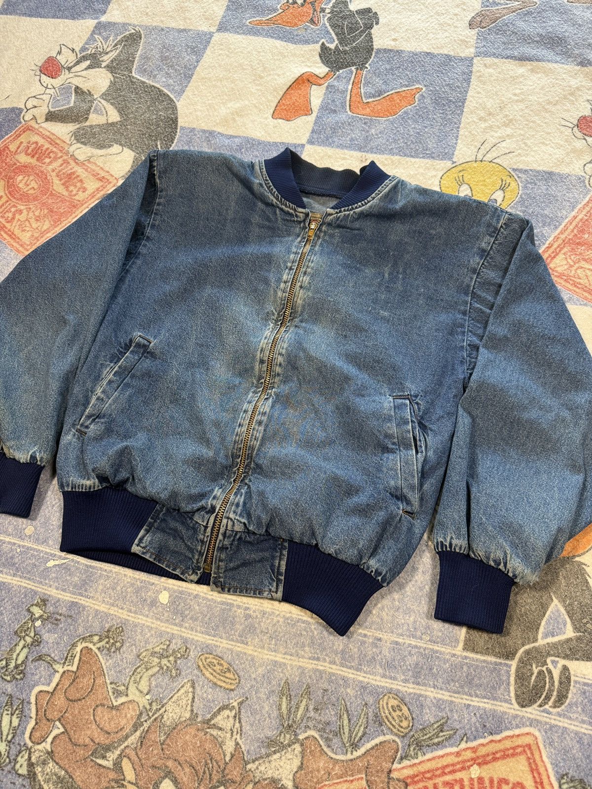 Vintage Vintage denim “Santa Fe” denim jacket Size US M / EU 48-50 / 2 - 2 Thumbnail