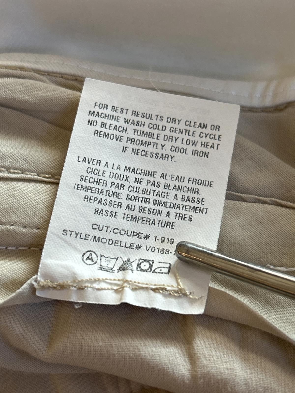 Vince Vince Womens Bermuda Shorts Size 8 Cream Preppy Academia Size 30" / US 8 / IT 44 - 6 Thumbnail