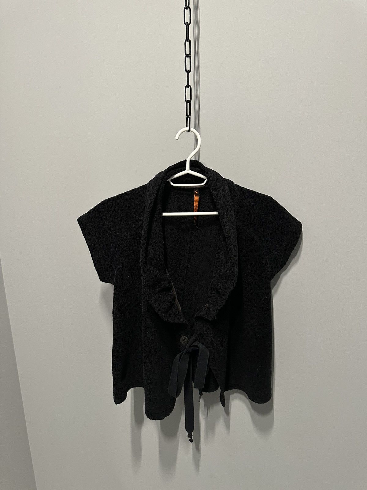 Cop Copine Cop Copine Vintage 2000s Top Y2K Black Vest One Size Womens Size ONE SIZE - 1 Thumbnail