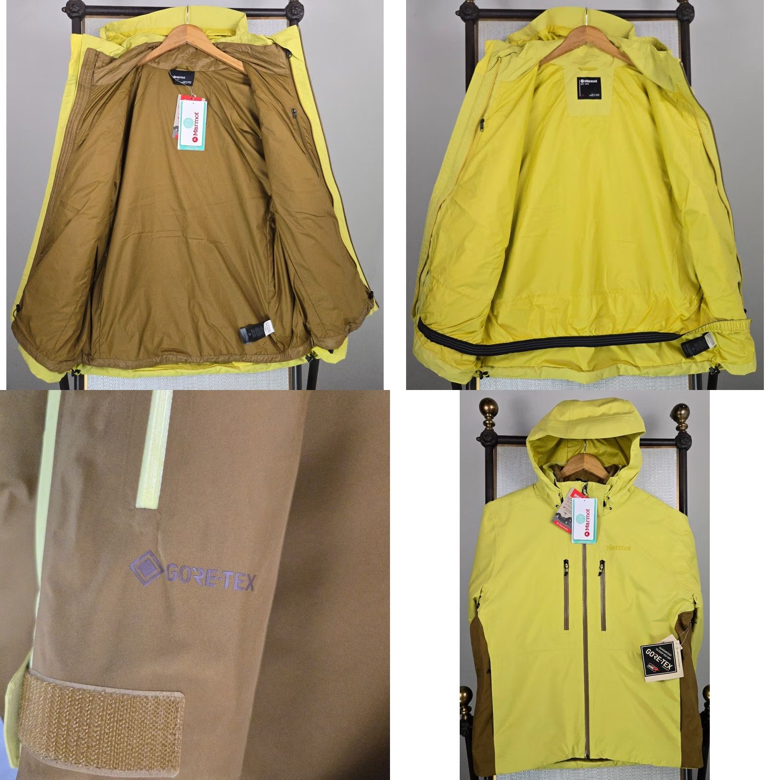 Marmot Marmot Jacket 3-in-1 Gore-Tex Recco Insulated Winter Ski Snowboard Hooded XL Yellow Mens Size US XL / EU 56 / 4 - 9 Thumbnail