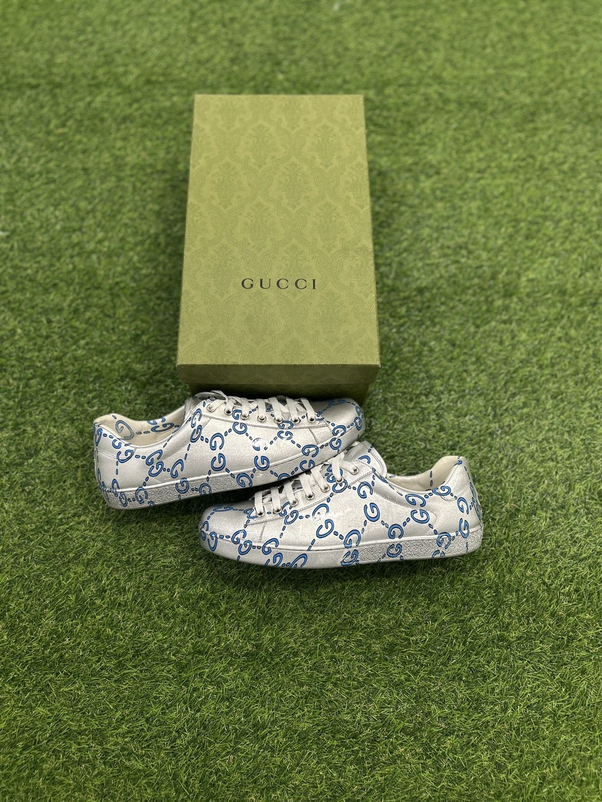 Gucci Gucci low tops leather sneakers Size US 10 / EU 43 - 1 Thumbnail