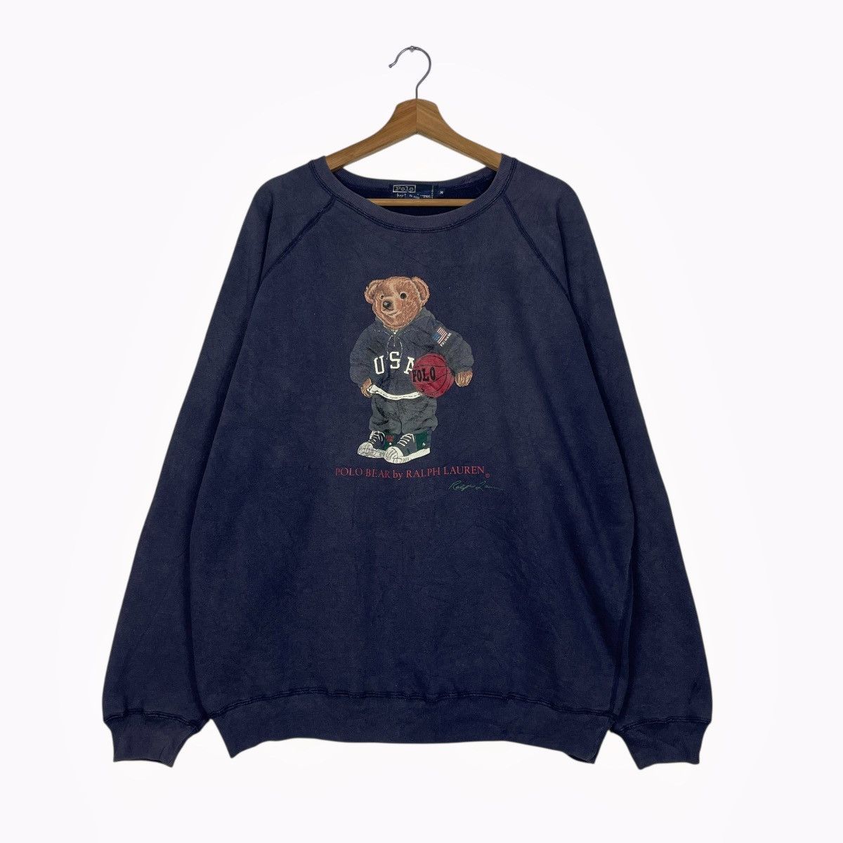 Polo Ralph Lauren Vintage Polo Bear Ralph Lauren Sweatshirt Size US M / EU 48-50 / 2 - 1 Thumbnail