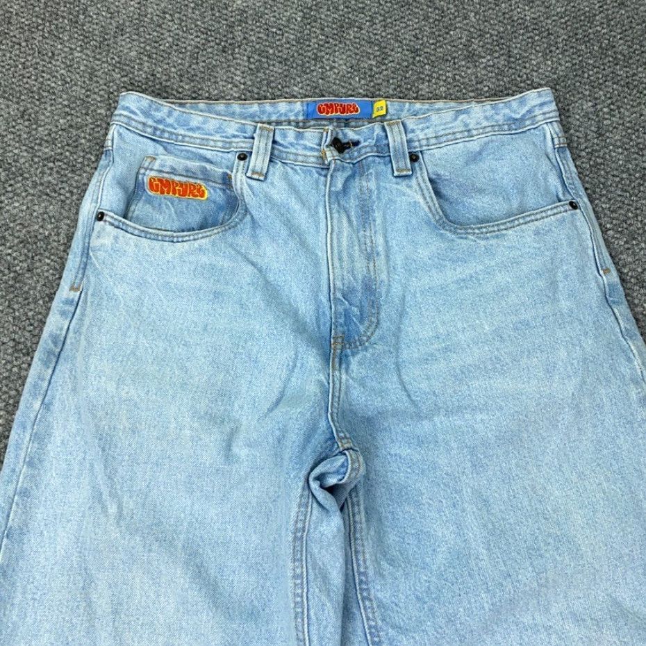 Empyre VINTAGE Empyre Jeans Men Size 32 Relaxed Fit Light Wash Denim 90s Grunge Skater USA 5-Pocket Mens Size US 33 - 2 Thumbnail