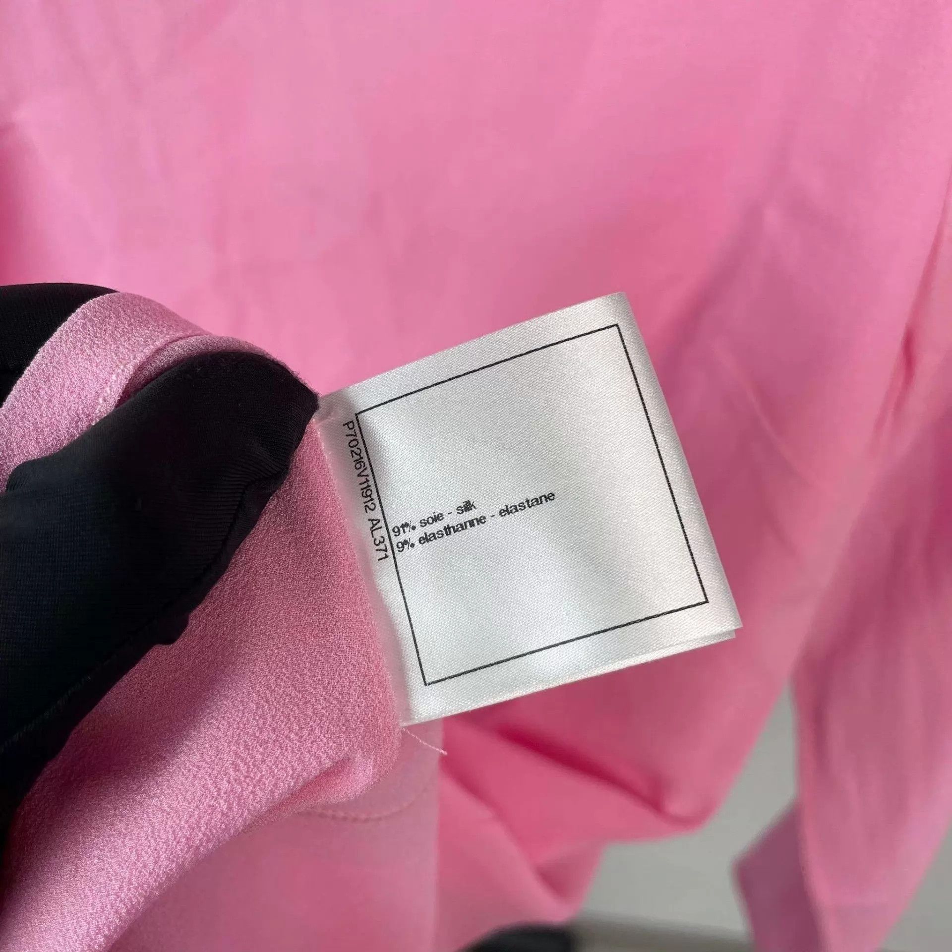 Chanel Chanel Women's Pink Silk Long Sleeve Dress 34 Size XS / US 0-2 / IT 36-38 - 5 Thumbnail