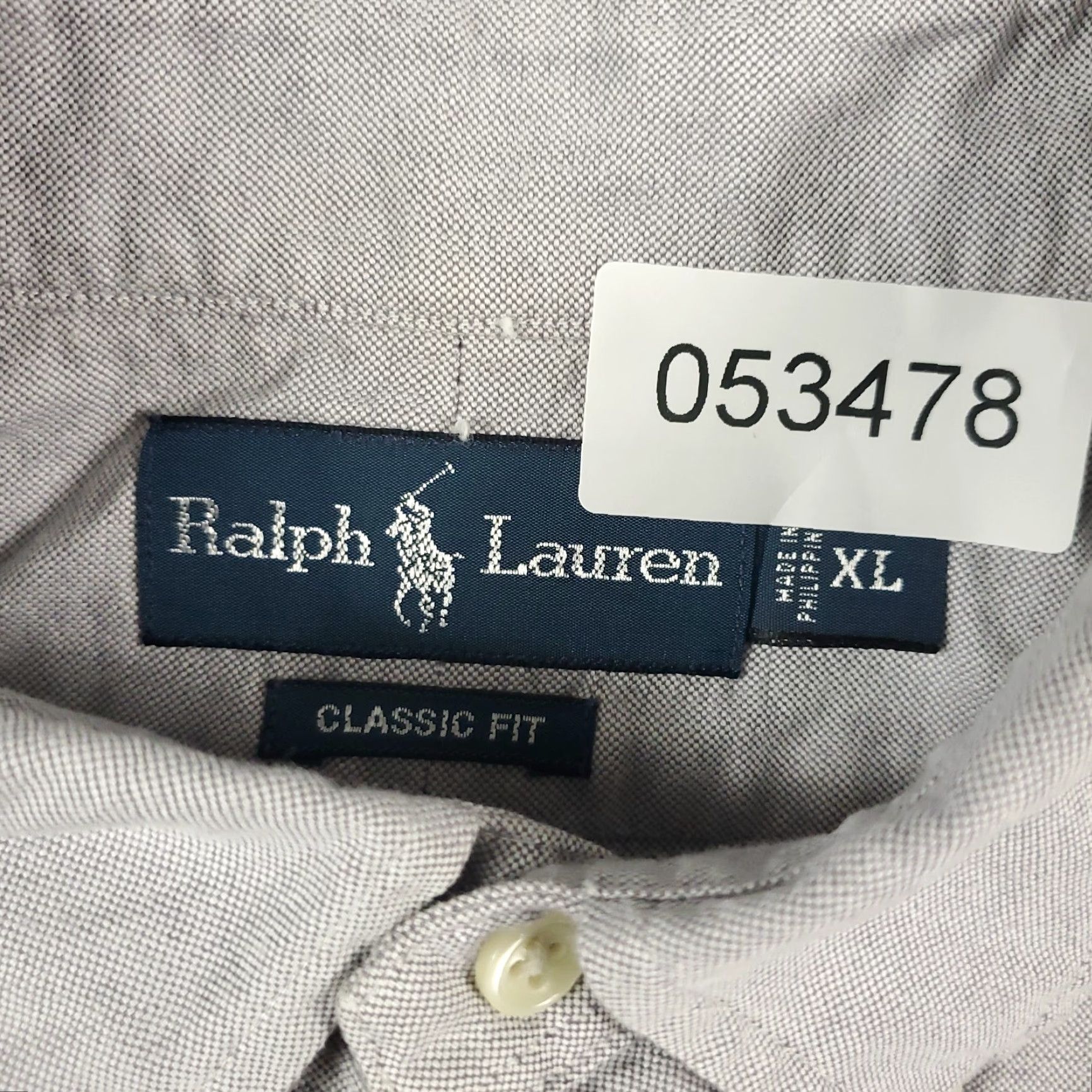 Ralph Lauren Ralph Lauren Shirt Mens XL Gray Pony Casual Button Up Long Sleeve Size US XL / EU 56 / 4 - 7 Thumbnail