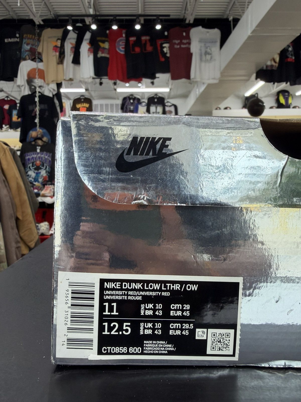 Nike × Off-White Nike Dunk Low Off-White University Red Size 11 (2019) Size US 11 / EU 44 - 13 Thumbnail