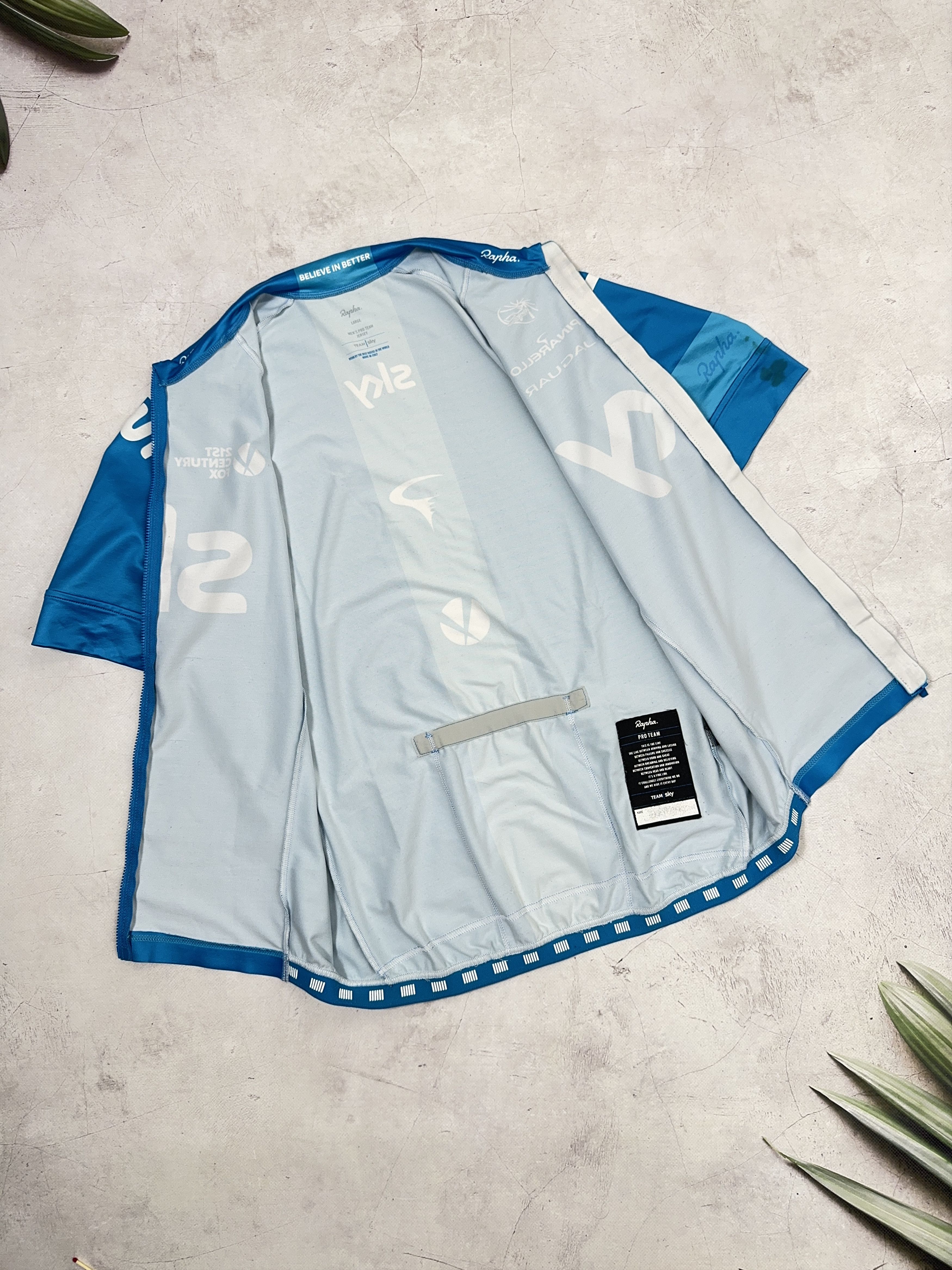 Sports Specialties Rapha Cycling Jersey Sky 21st Century Fox UCI Size US M / EU 48-50 / 2 - 10 Thumbnail
