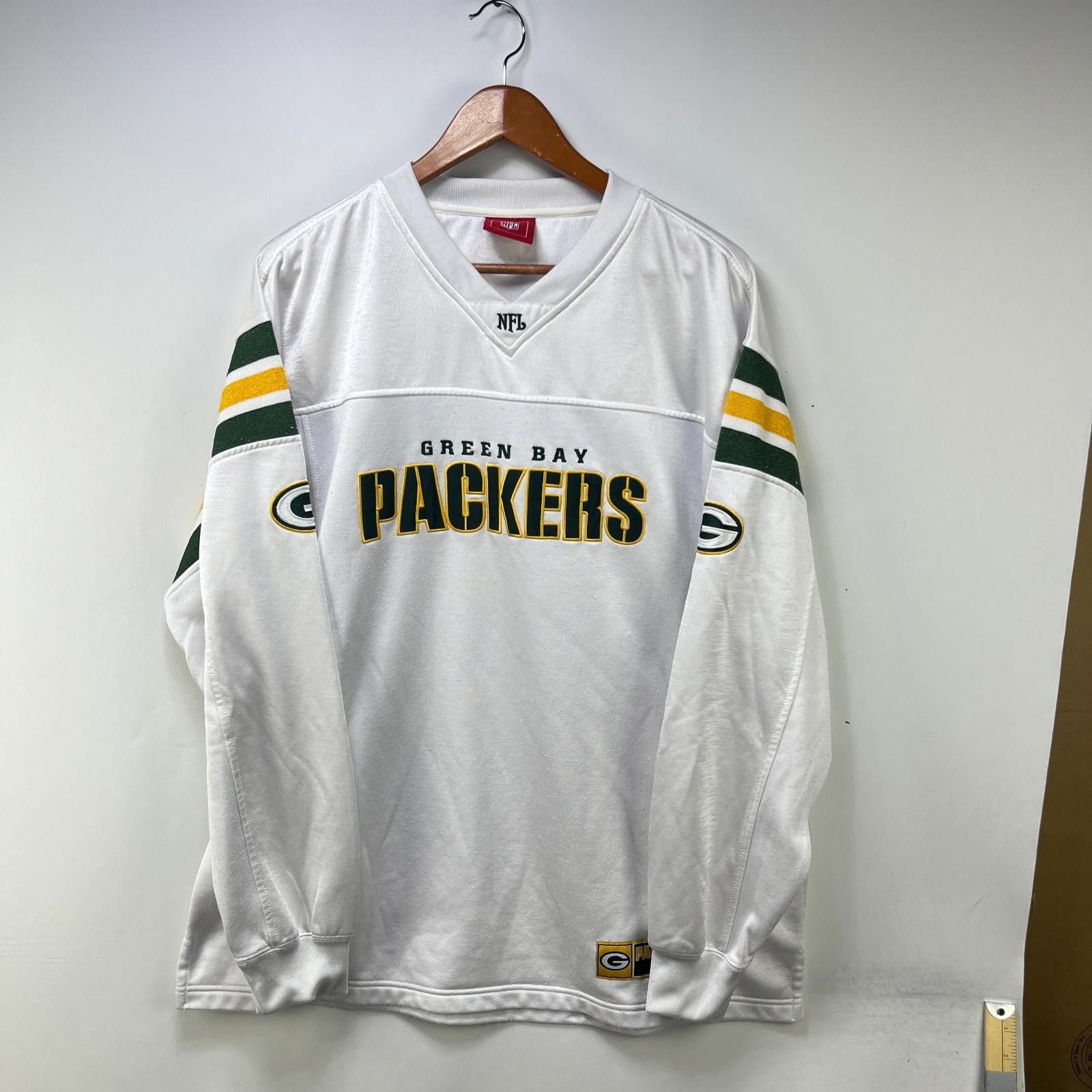 Vintage Vintage Green Bay Packers Long Sleeve Jersey XL 2XL Size ONE SIZE - 1 Thumbnail