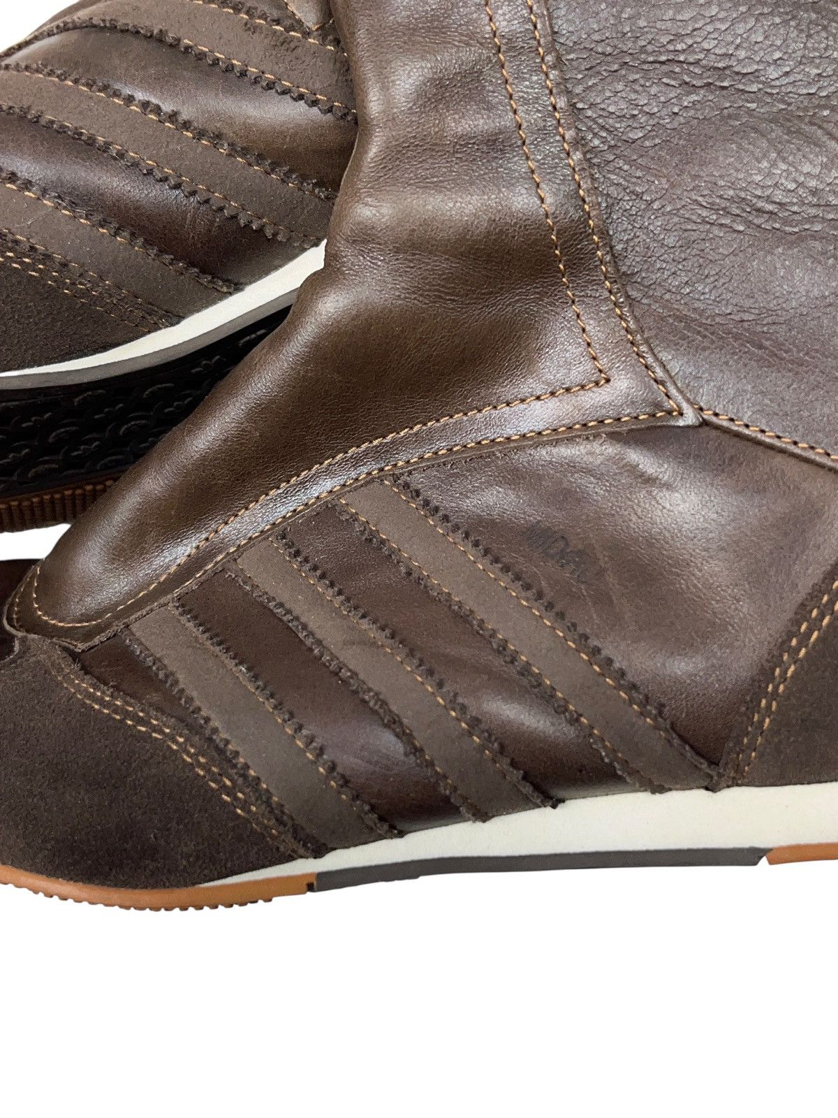 Adidas Vintage Adidas Midiru High Boxing Racing Boots Leather y2k Size US 6.5 / IT 36.5 - 6 Thumbnail